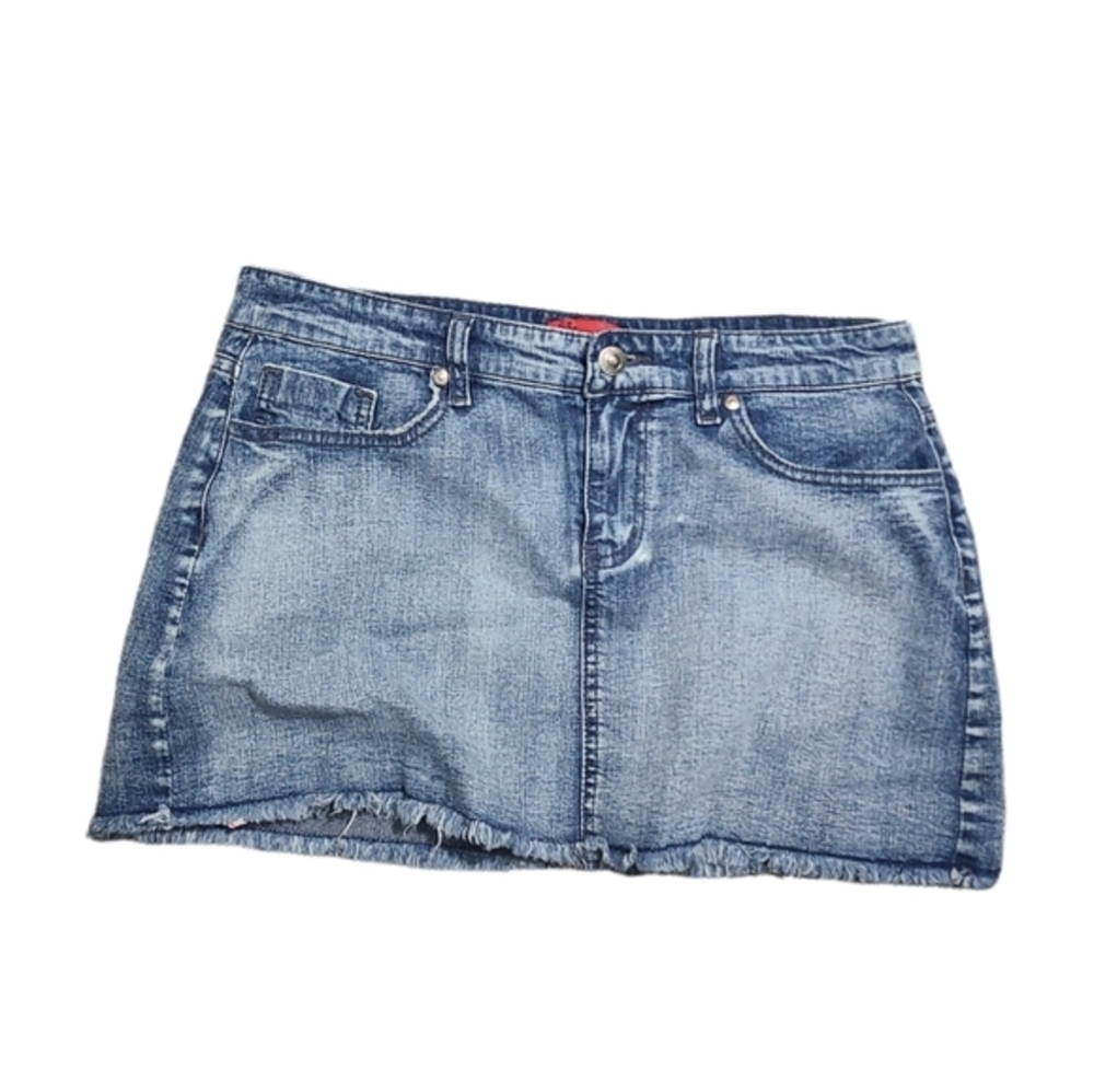 1955 vintage mini jean skirt